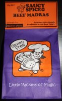 Saucy Spice Co Beef Madras - 30g. Gluten Free