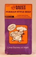 Saucy Spice Co Persian Style Beef - 25g. Gluten Free