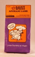 Saucy Spice Co Afghani Lamb - 30g. Gluten Free